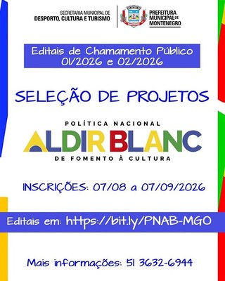 Aberta seleção de projetos culturais da Política Nacional Aldir Blanc