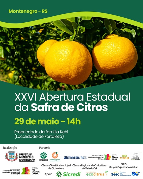Abertura da safra promove a qualidade da citricultura local