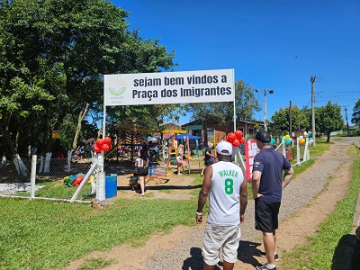 Bairro Senai tem nova opção de lazer para famílias