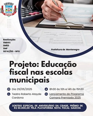 Escolas realizam atividades de Educação Fiscal