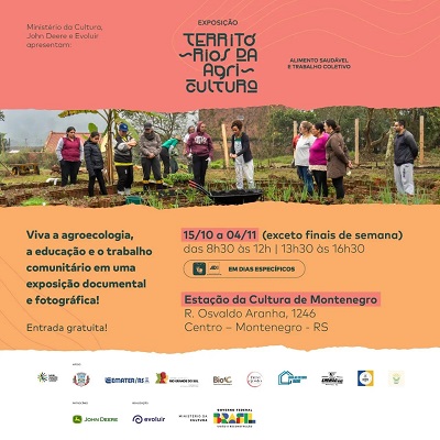 Exposição destaca o projeto Territórios da Agricultura