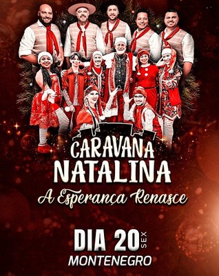 Montenegro recebe Caravana Natalina do Turismo na sexta