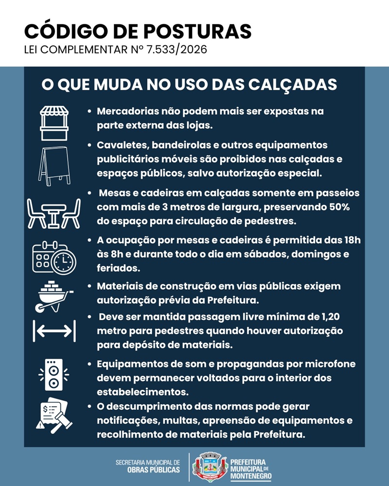 Nova lei quer devolver as calçadas aos pedestres