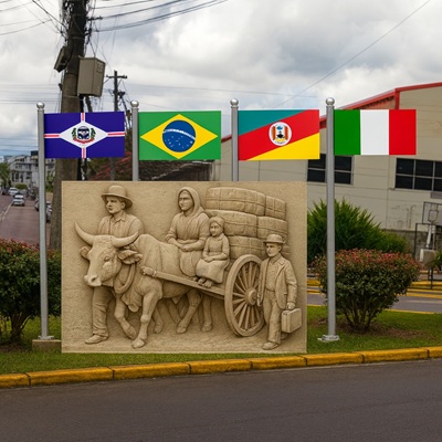 Prefeitura busca apoios para construir marco da imigração italiana