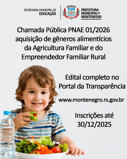 Prefeitura compra alimentos da agricultura familiar