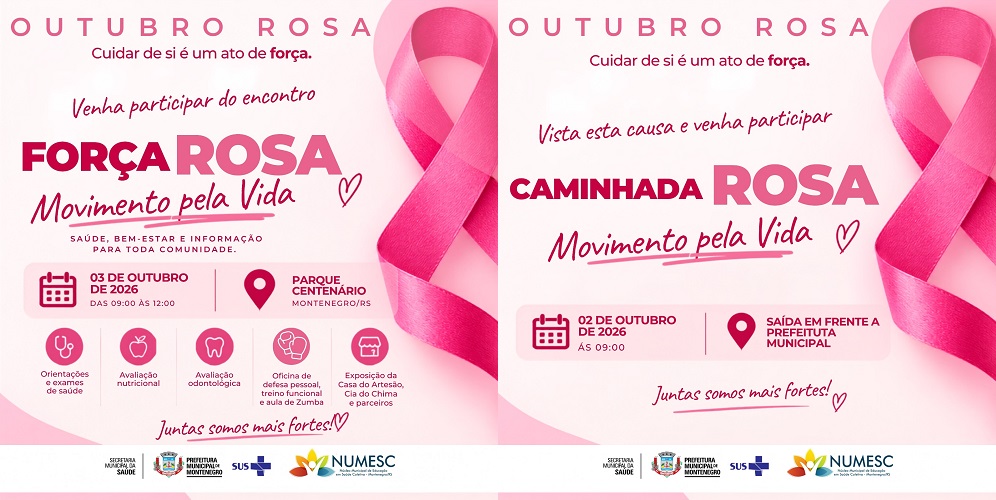 Prefeitura promove ações de prevenção no Outubro Rosa