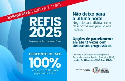 Refis 2025 – últimos dias para renegociar dívidas