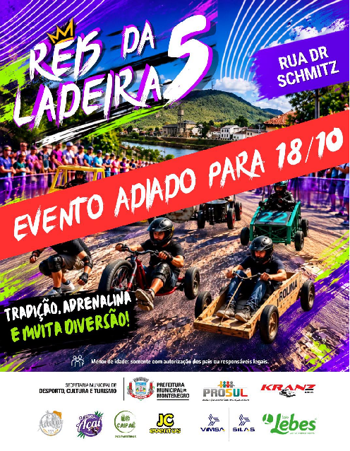 Reis da Ladeira 5 é adiado para outubro