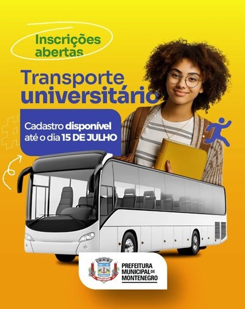 Prefeitura abre inscrições para subsídio ao transporte universitário