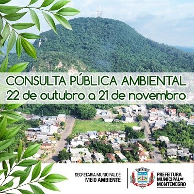 Comunidade é chamada a participar da Consulta Pública Ambiental